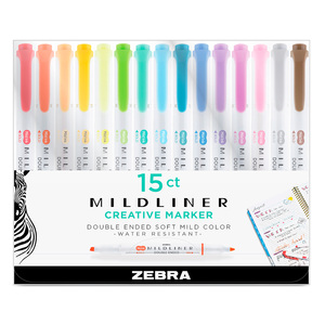 MARCADOR MILDLINER DOBLE PUNTA LETTERING 15U MARCADOR MILDLINER DOBLE PUNTA LETTERING 15U