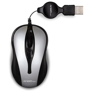 MOUSE ARGOMTECH ARGMS0008GR OPTICAL RETRACTIL MOUSE ARGOMTECH ARGMS0008GR OPTICAL RETRACTIL