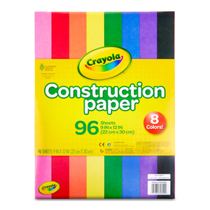 PAPEL CONSTRUCCIÓN CRAYOLA COLORES 96 HOJAS PAPEL CONSTRUCCIÓN CRAYOLA COLORES 96 HOJAS
