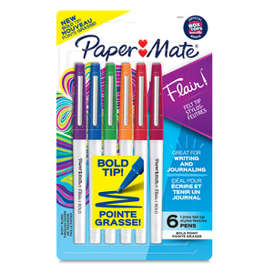 MARCADOR PAPER MATE FLAIR 6U (PUNTO FINO, CON MARCADOR PAPER MATE FLAIR 6U (PUNTO FINO, CON