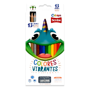 LAPICES DE COLOR SCRIBE 12U (INCLUYE 1 LAPIZ LAPICES DE COLOR SCRIBE 12U (INCLUYE 1 LAPIZ