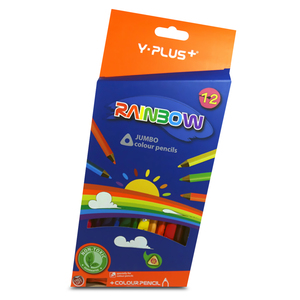 LAPICES DE COLOR Y-PLUS TRIANGULAR JUMBO 12U LAPICES DE COLOR Y-PLUS TRIANGULAR JUMBO 12U