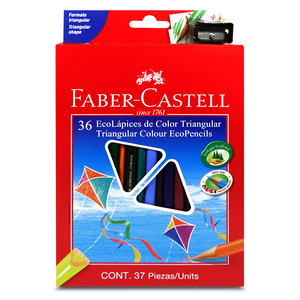 LAPICES DE COLOR FABER CASTELL TRIANGULAR 36U LAPICES DE COLOR FABER CASTELL TRIANGULAR 36U