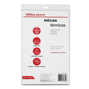 MICA OFFICE DEPOT LEGAL 15U (8 MILESIMAS, RIGIDA) MICA OFFICE DEPOT LEGAL 15U (8 MILESIMAS, RIGIDA)