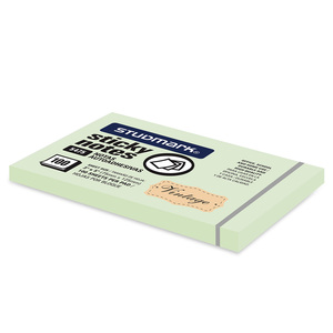 NOTAS ADHESIVAS VINTAGE STUDMARK 3 X 5P 100H VERDE NOTAS ADHESIVAS VINTAGE STUDMARK 3 X 5P 100H VERDE
