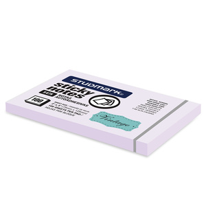 NOTAS ADHESIVAS VINTAGE STUDMARK 3 X 5P 100H LILA NOTAS ADHESIVAS VINTAGE STUDMARK 3 X 5P 100H LILA
