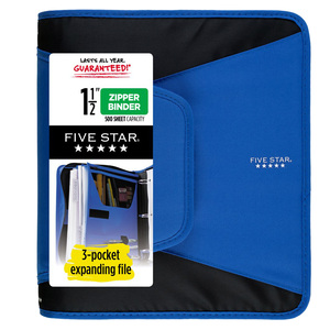 CARPETA FIVE STAR CON CIERRE 1.5P CARPETA FIVE STAR CON CIERRE 1.5P