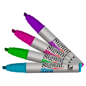 MARCADOR PERMANENTE SIGNAL XTRA 4U COLORES MARCADOR PERMANENTE SIGNAL XTRA 4U COLORES
