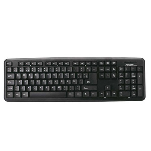 TECLADO ARGOM USB SENCILLO ESPANOL NEGRO TECLADO ARGOM USB SENCILLO ESPANOL NEGRO