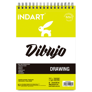 ALBUM INDART DE DIBUJO A4 60H (MEDIDAS 21X29.7CM, ALBUM INDART DE DIBUJO A4 60H (MEDIDAS 21X29.7CM,