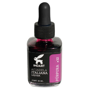 ACUARELA LIQUIDA PURPURA ITALIANA INDART BOTE ACUARELA LIQUIDA PURPURA ITALIANA INDART BOTE