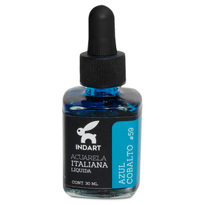ACUARELA LIQUIDA AZUL COBALTO ITALIANA INDART BOTE ACUARELA LIQUIDA AZUL COBALTO ITALIANA INDART BOTE