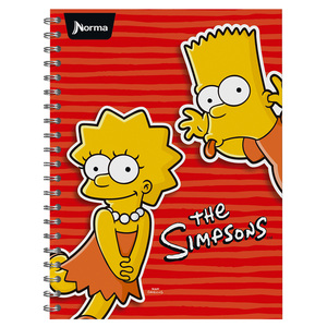 CUADERNO ESPIRAL CUADRO NORMA (SIMPSON, 100 HOJAS) CUADERNO ESPIRAL CUADRO NORMA (SIMPSON, 100 HOJAS)