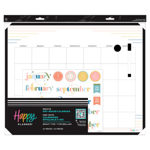 CALENDARIO HAPPY PLANER DRY ERASE (THE BRIGHT CALENDARIO HAPPY PLANER DRY ERASE (THE BRIGHT
