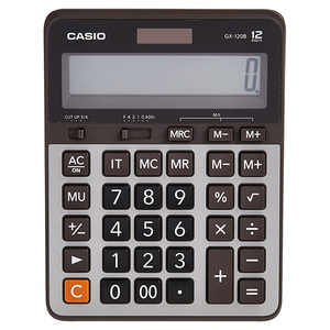 CALCULADORA CASIO GX-120B-W-DC DE ESCRITORIO CALCULADORA CASIO GX-120B-W-DC DE ESCRITORIO