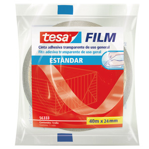 CINTA ADHESIVA TESA STANDARD 40M X 24MM CINTA ADHESIVA TESA STANDARD 40M X 24MM