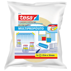 MASKING TAPE TESA MULTIPROPOSITO 25MX 36MM MASKING TAPE TESA MULTIPROPOSITO 25MX 36MM