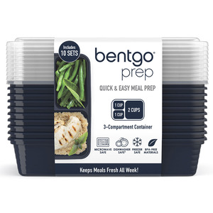 BENTGO PREP 3 COMPARTIMIENTOS AZUL BENTGO PREP 3 COMPARTIMIENTOS AZUL