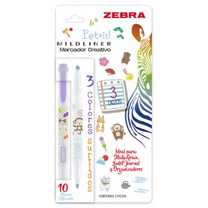 MARCADOR ZEBRA MILDLINER DOBLE PUNTA PET IT 3U MARCADOR ZEBRA MILDLINER DOBLE PUNTA PET IT 3U