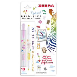 MARCADOR ZEBRA MILDLINER DOBLE PUNTA PET IT 3U MARCADOR ZEBRA MILDLINER DOBLE PUNTA PET IT 3U
