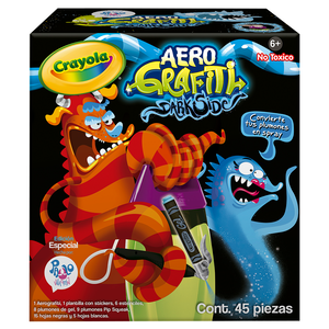 SET DE ACTIVIDADES AEROGRAFITI DARKSIDE CRAYOLA SET DE ACTIVIDADES AEROGRAFITI DARKSIDE CRAYOLA