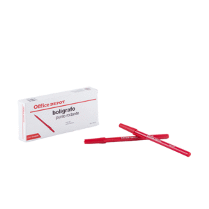 BOLIGRAFO OFFICE DEPOT (ROJO, MEDIANO, 12 PIEZAS) BOLIGRAFO OFFICE DEPOT (ROJO, MEDIANO, 12 PIEZAS)