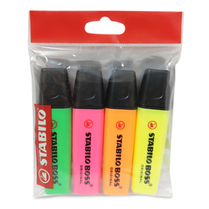 RESALTADORES STABILO BOSS NEON 4PK RESALTADORES STABILO BOSS NEON 4PK