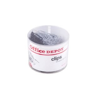 CLIPS BLANCO Y NEGRO OFFICE DEPOT (500 PIEZAS) CLIPS BLANCO Y NEGRO OFFICE DEPOT (500 PIEZAS)
