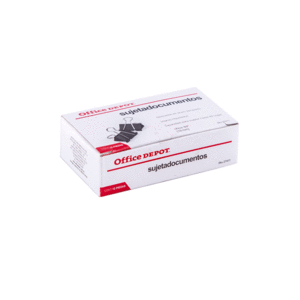 SUJETADOCUMENTOS OFFICE DEPOT CHICO 19MM,12 PIEZAS SUJETADOCUMENTOS OFFICE DEPOT CHICO 19MM,12 PIEZAS