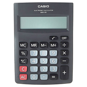 CALCULADORA CASIO MW-8V-BK (DE MESA) CALCULADORA CASIO MW-8V-BK (DE MESA)