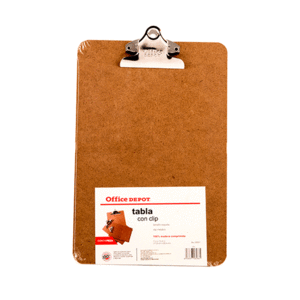 TABLA CON CLIP OFFICE DEPOT (MEDIA CARTA,MADERA) TABLA CON CLIP OFFICE DEPOT (MEDIA CARTA,MADERA)