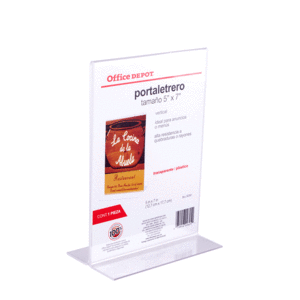 PORTA LETRERO OFFICE DEPOT (VERTICAL CON BASE) PORTA LETRERO OFFICE DEPOT (VERTICAL CON BASE)